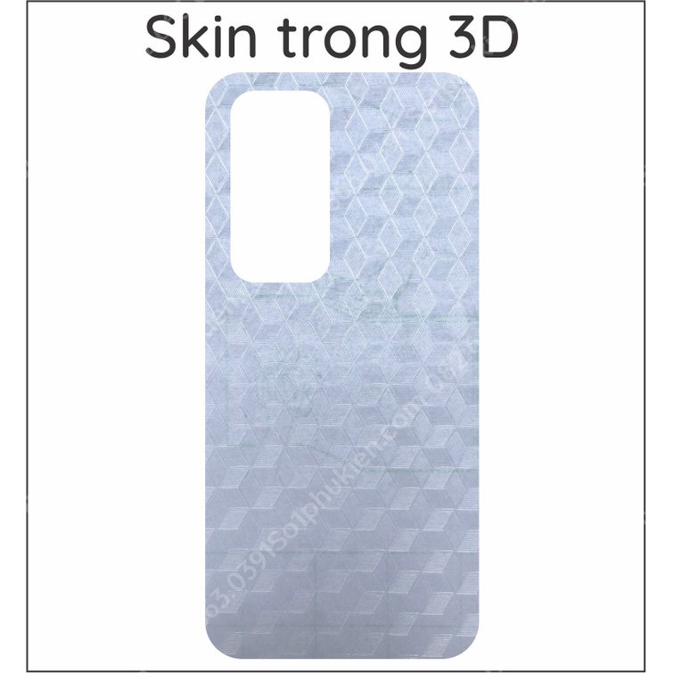Miếng dán mặt lưng skin carbon Xiaomi Redmi 10