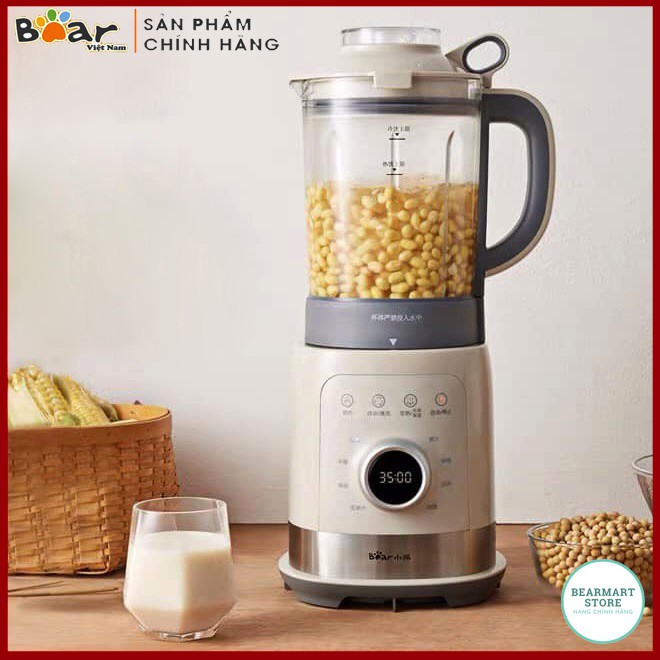 Máy làm sữa hạt, Máy nấu sữa hạt BEAR Model PBJ-B10U5, Dung tích 1,5L. BẢO HÀNH CHÍNH HÃNG 12 THÁNG