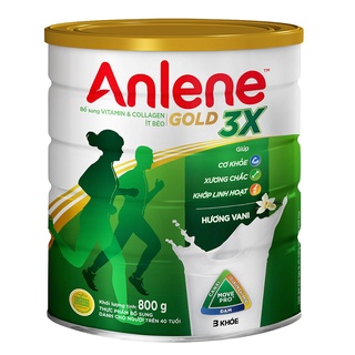 [Date 3.2025] Sữa bột Anlene 3X Vani lon 800g