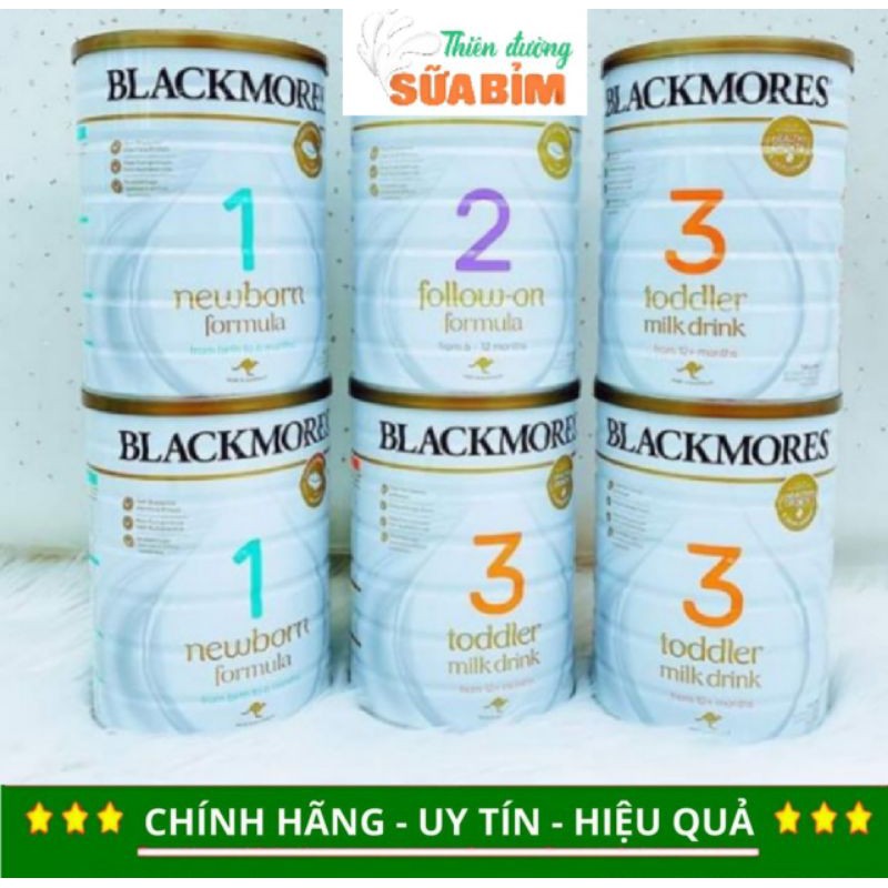 Sữa Blackmore ÚC 1.2.3-900g Date 2022