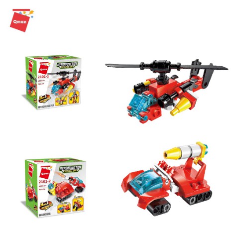 QMAN2101 - 10IN1  BỘ LẮP RÁP LEGO QUÂN ĐOÀN VIỄN CHINH 1
