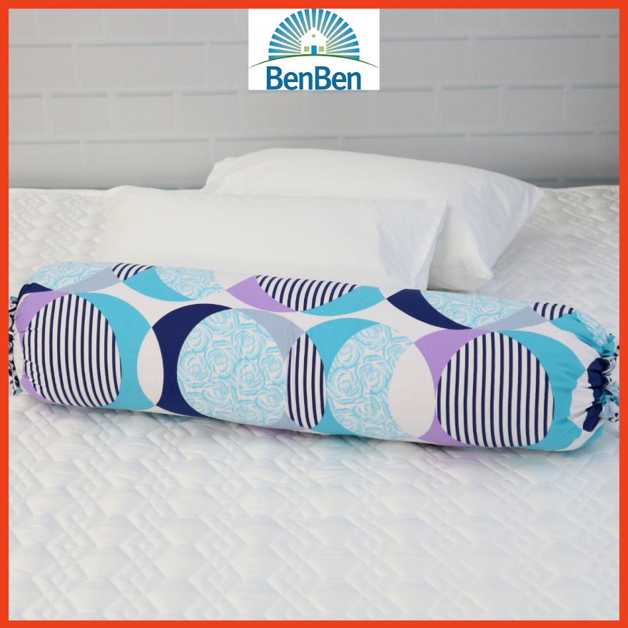 Vỏ gối ôm 35x100cm cotton nhung chống nhăn giặt mau khô - BEN BEN - pillow case | BigBuy360 - bigbuy360.vn