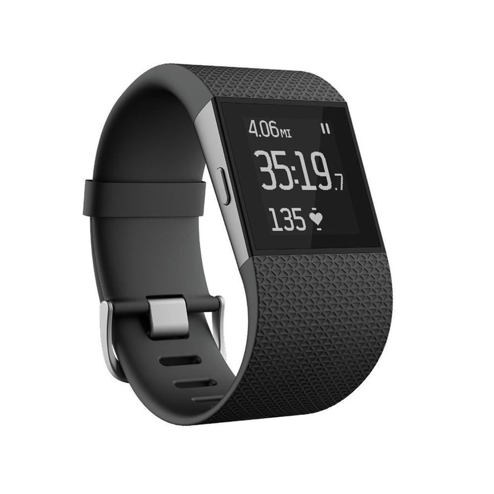 Dây Đeo Thay Thế Chất Liệu Silicon Màu Trơn Thời Trang Cho Fitbit Surge