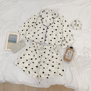 Set pyjama 3 chi tiết ( hình thật shop chụp)