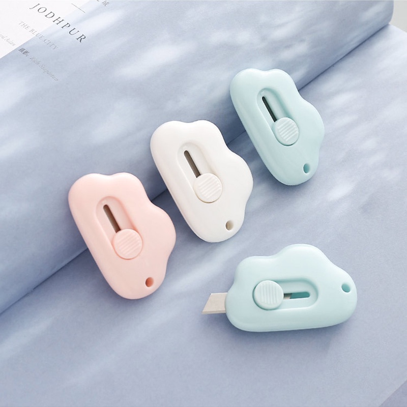 Dao rọc giấy OSSAYI kiểu dáng đám mây hoạt hình dễ thương tiện ích đơn giản