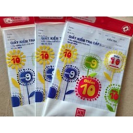 Giấy Kiểm tra Hồng Hà Cấp 1
