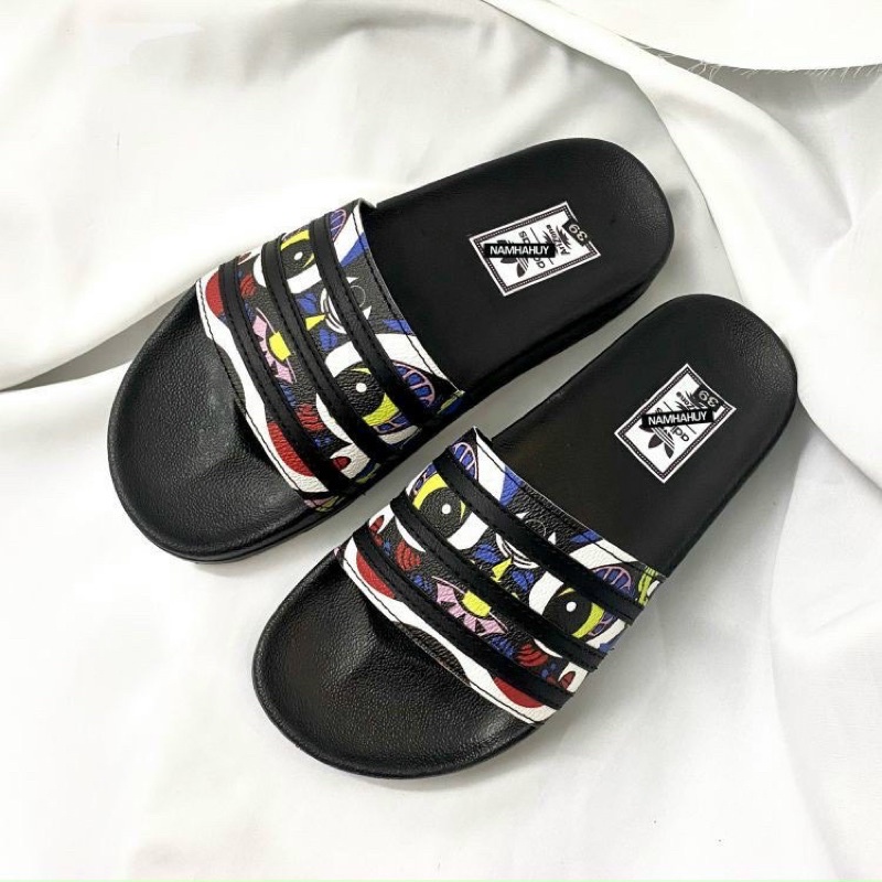 Dép nam adidas cao cấp 2022,Dép nam chữ adidas cao cấp