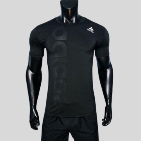 Áo Thể Thao Nam Cộc Tay TOMIJUN Áo thun lạnh cổ tròn, ép vân cao cấp, phong cách, mạnh mẽ và năng động _KVINDstore08