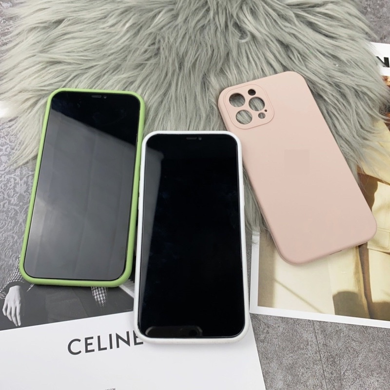 ỐP CHỐNG BẨN FULL VIỀN CÓ LOGO VIỀN BẢO VỆ CAMERA IPHONE 6/7/8/6S/PLUS/X/XR/XS/XS MAX/11/12/13/14/PRO/MAX/PLUS/PROMAX