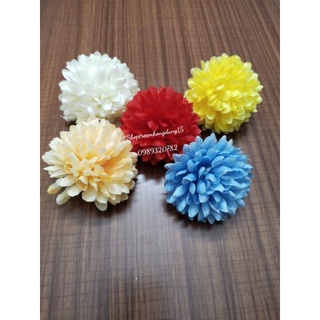 Đầu bông cúc tú cầu size 8cm trang trí tháp oản, bánh, decor...