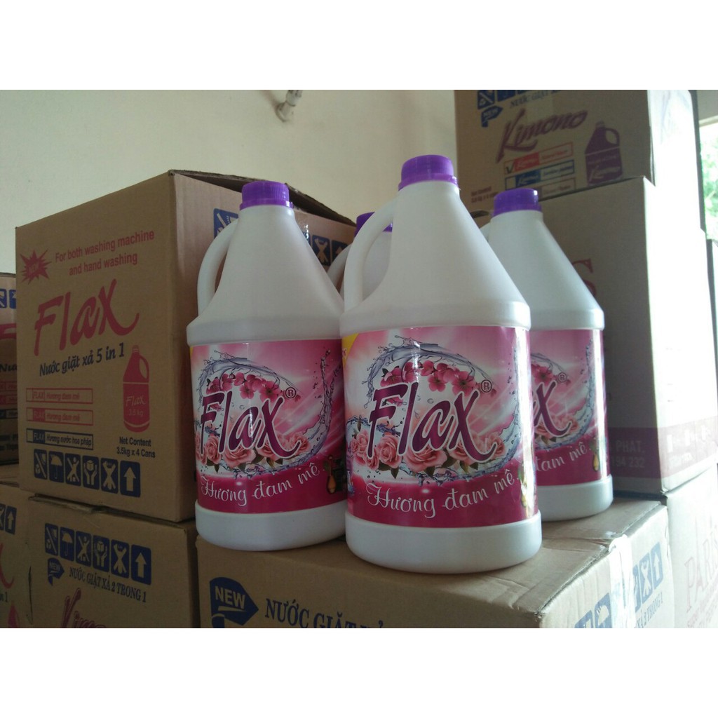 [Mới] Nước Giặt - Xả Cao Cấp Flax 3,6kg -5 in 1 HƯơng Đam Mê Pháp