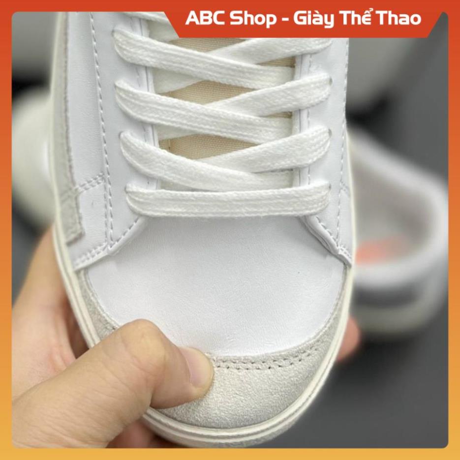 [FreeShip+ Hàng Xịn] Giày NiK.e blazer đen trắng low full box, Giầy Sneaker jd1 blazer trắng móc đen thấp cổ hót hít