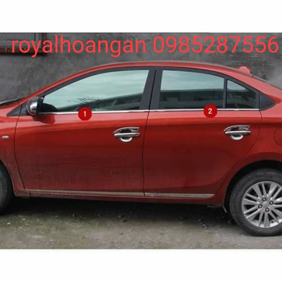 nẹp chân kính toyota vios 2014 -2017