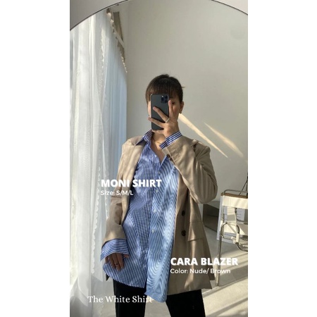 Áo khoác Blazer nữ màu nude thanh lịch CARA BLAZER