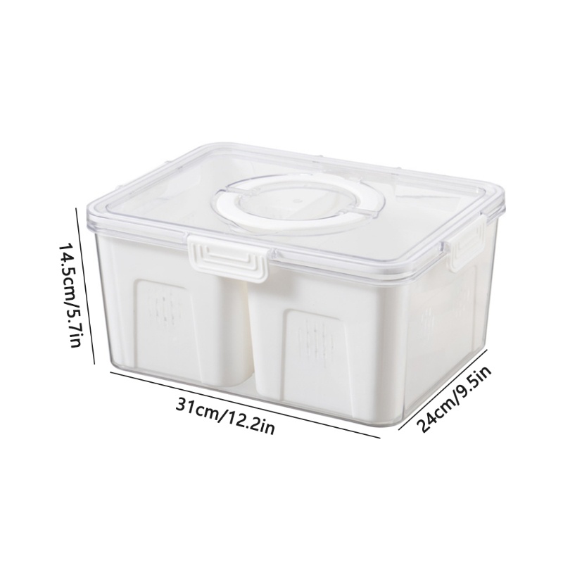 Hộp Đựng Trái Cây Sức Chứa Lớn 2 / 4 Ngăn