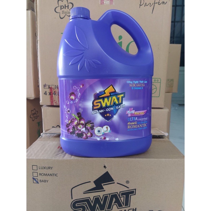 nước giặt quần áo Swat đủ màu