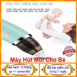 Máy Hút Mũi Điện Tử Đầu Mềm Cho Bé,Có Kèm Sạc, Chống Viêm Niêm Mạc Mũi Cho Bé
