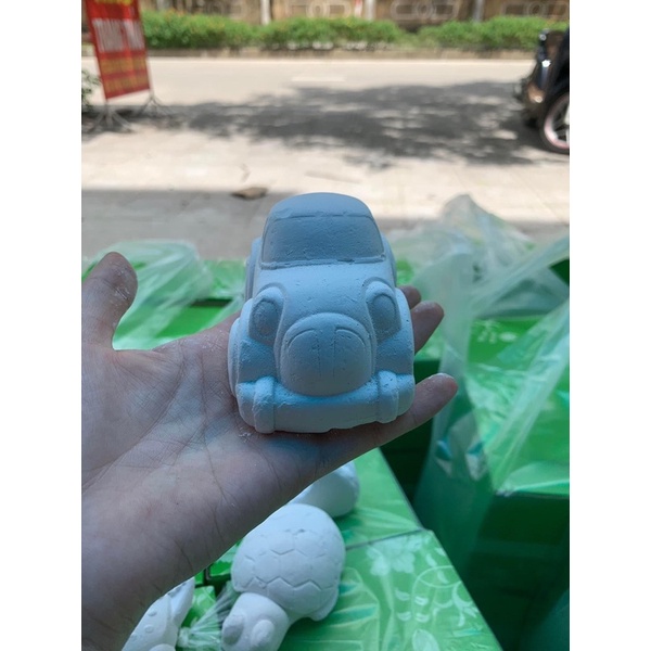 Set 10 tượng tô thạch cao cho bé , được tặng cọ và màu nước , tượng khô