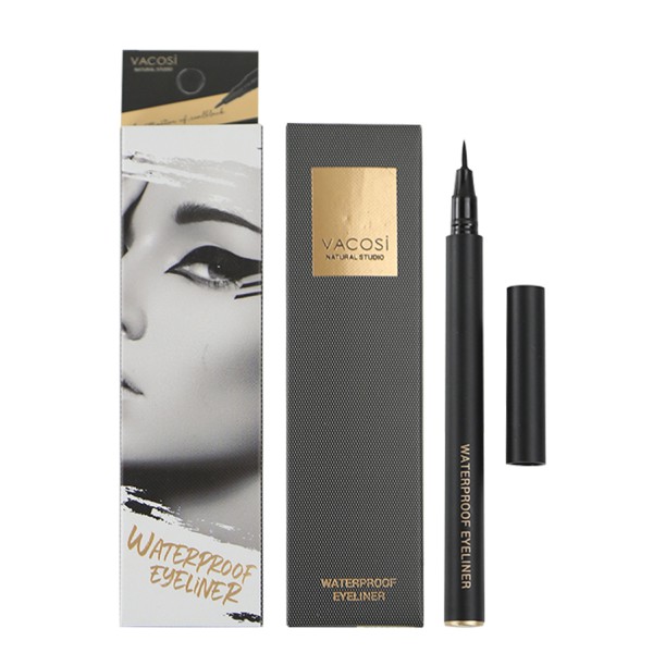 Kẻ mắt nước không trôi Vacosi Waterproof Pen Eyeliner 5ml (Đen) | BigBuy360 - bigbuy360.vn