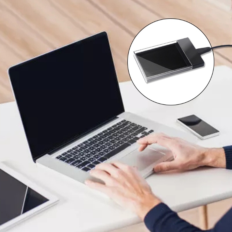 Hộp Đựng Ổ Cứng Ngoài USB3 0 HDD 5Gbps 2 5 inch Trong Suốt