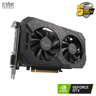 VGA Asus GTX 1660 Super O6G GDDR6 TUF Gaming 2 Fan (TUF-GTX1660S-O6G-GAMING)