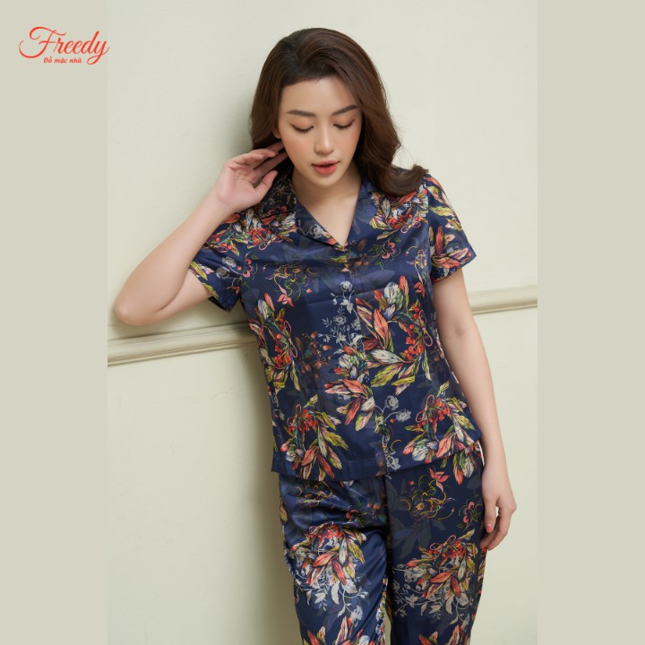 [Mã BMBAU50 giảm 7% đơn 99K] Đồ bộ pijama lụa cao cấp nữ Freedy-BN1224