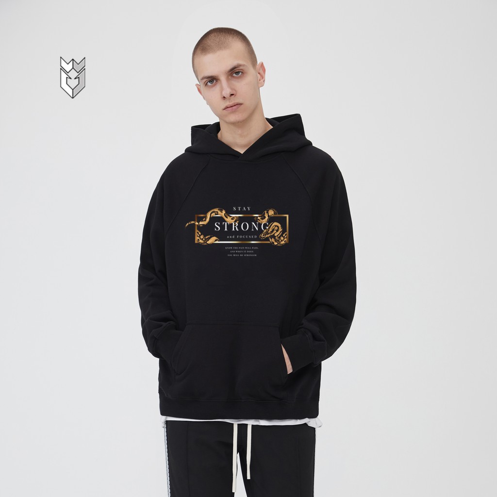 Áo hoodie nỉ Unisex form rộng Stay Strong dài tay - GW Shop | BigBuy360 - bigbuy360.vn