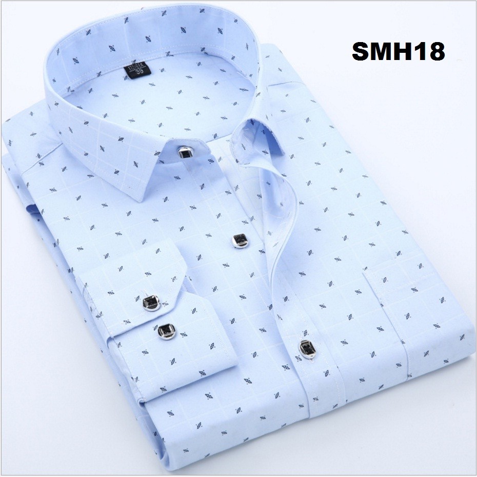 Áo sơ mi nam dài tay SMH18