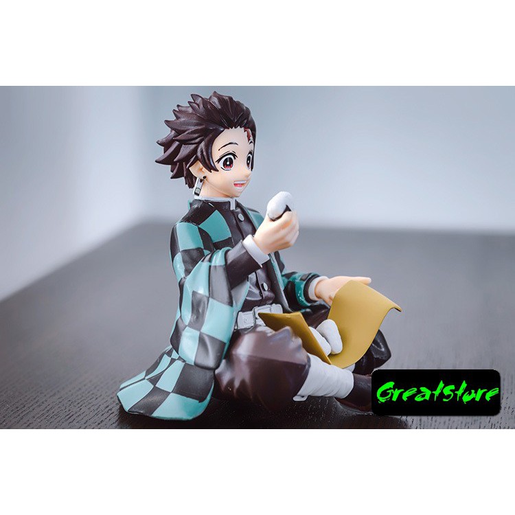 ( SẴN ) MÔ HÌNH Kamado Tanjirou Agatsuma Zenitsu Hashibira Inosuke Cơm nắm FIGURE THANH GƯƠM DIỆT QUỶ