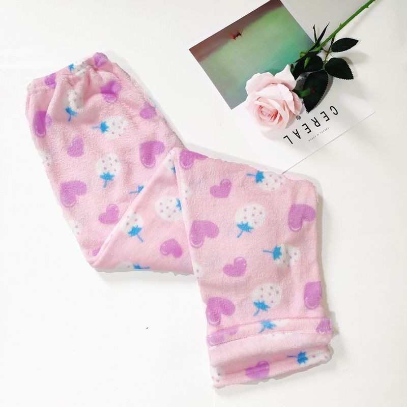 Quần ngủ bông ấm áp xinh xắn dành cho nữ | BigBuy360 - bigbuy360.vn