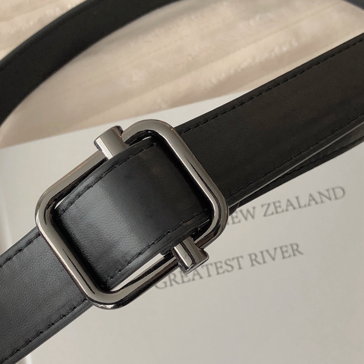 Thắt Lưng Nam Nữ SAZ Màu Nâu Đen Siêu Đẹp - Dây Lưng Nam Nữ Unisex Mặt Kim Loại Dây Vải Hàn Quốc- - Thắt Lưng Dave