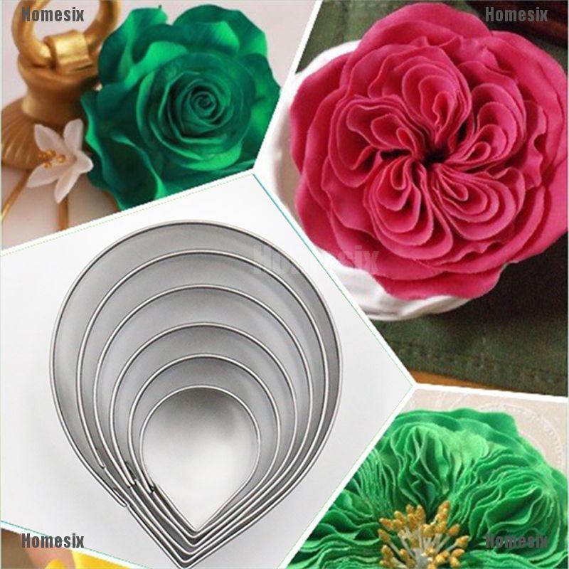 Set 6 khuôn cắt bánh tạo hình hoa tiện dụng