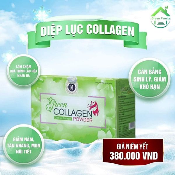 DIEP LUC COLAGEN GIÚP  ĐẸP DA, MỜ NÁM