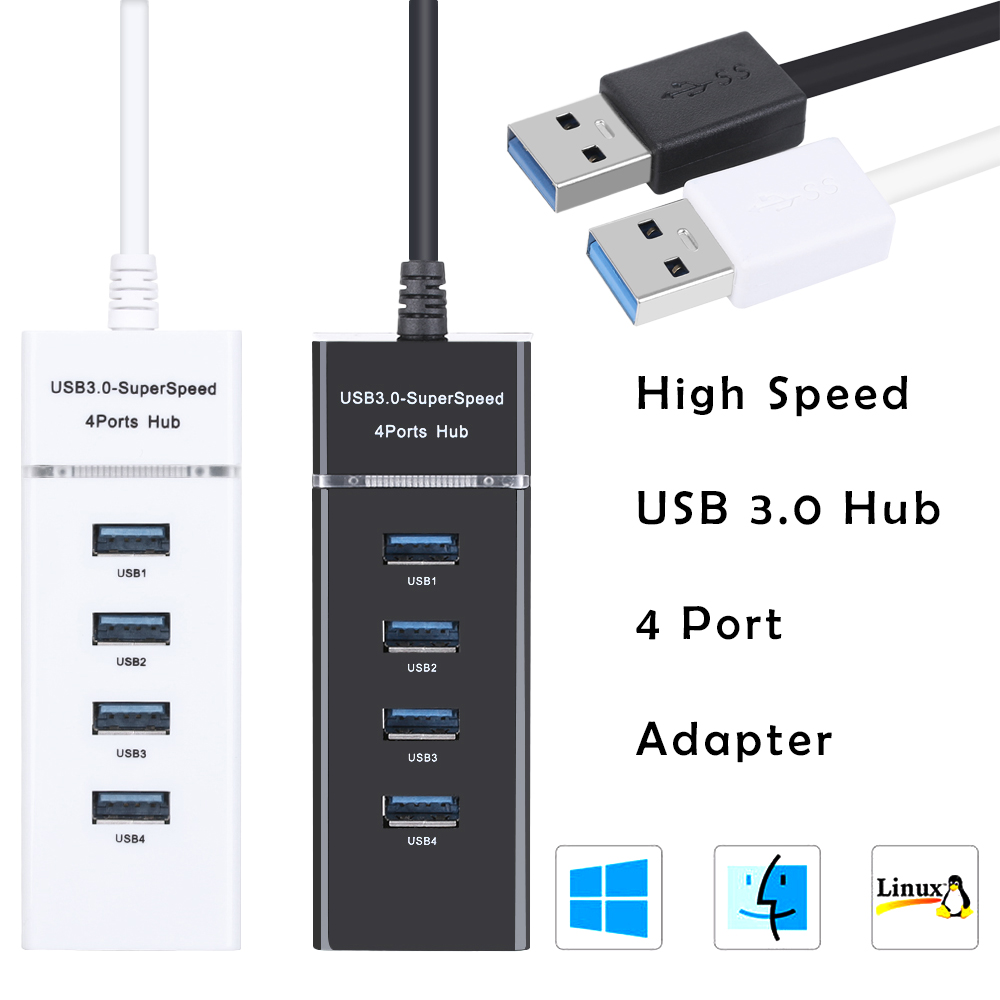 Hub Chia 4 Cổng Usb 3.0 Tốc Độ Cao Cho Pc Laptop