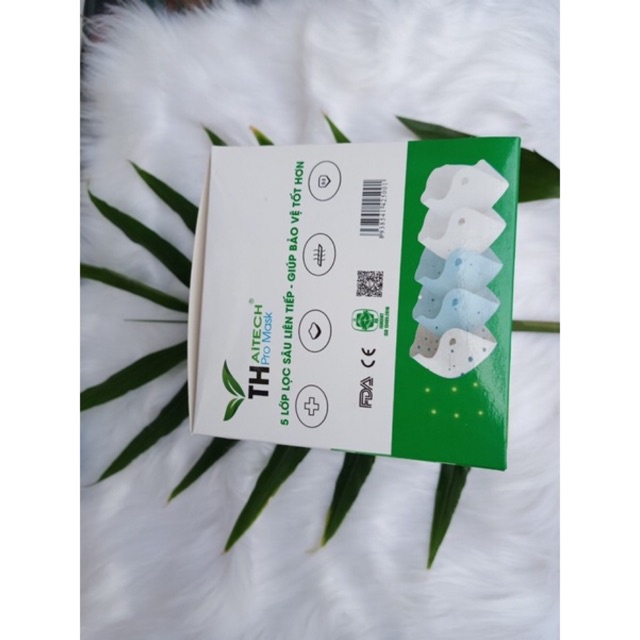 Hộp 20 Cái Khẩu Trang N95+ TH Promax Người Lớn Kháng Khuẩn Lọc Bụi Siêu Mịn Có Van