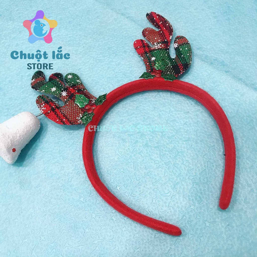 Váy Bé Gái Chuột Lắc Store Diện Noel Tết Chất Nhung Mềm Tặng Kèm Cài Đầu Bờm Tuần Lộc 5Kg Đến 18Kg