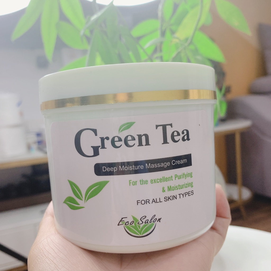 Kem massage Green Tea HQ, KMS trà xanh