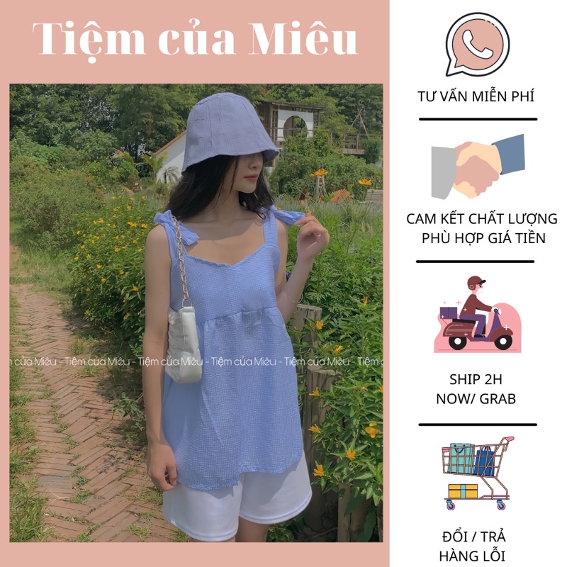 SET ÁO 2S KẺ MIX QUẦN SOOC TRẮNG