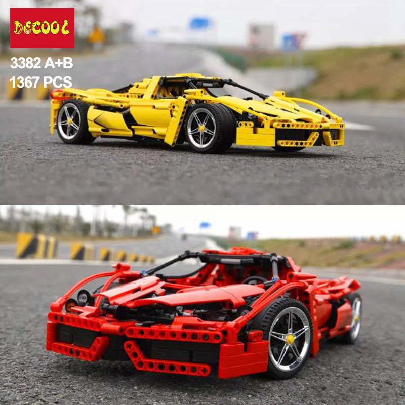 Đồ chơi Lắp ghép Mô hình Formula Speed Champions Racer Car Model City Avion MOC F1 Enzoed DECOOL 338