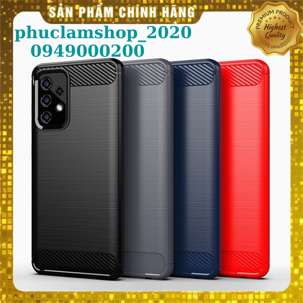 Ốp lưng chống sốc vân sợi Rugger Armor cho Samsung Galaxy A72/A52/A32 4G/A12/A70/A50/A30/A20/A10/A50