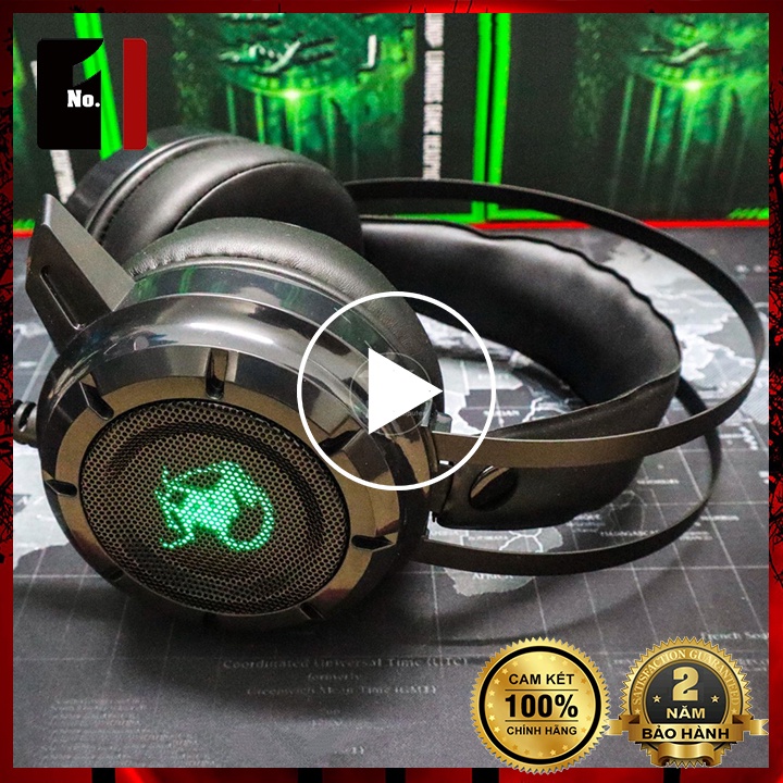 Tai Nghe LED Gaming Chụp Tai Headphone Có Dây EXAVP N62 Tai Nghe Game Thủ Máy Vi Tính Laptop Pc