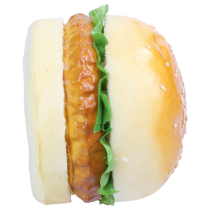1 Đồ Chơi Mô Phỏng Hình Bánh hamburger Sống Động Như Thật Làm Đạo Cụ Chụp Ảnh/Trang Trí Nhà Cửa Cho Bé
