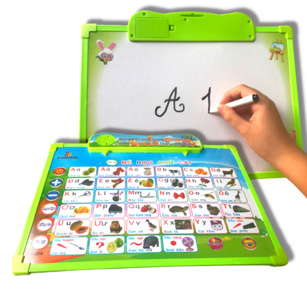 Bảng Chữ Cái Điện Tử Thông Minh 11 Mặt Nguyên Khải, Bảng Học Chữ Phát Âm Cho Bé - ZOLY SHOP
