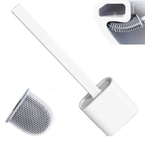 Cọ bồn cầu silicon siêu sạch, cọ vệ sinh toilet kèm hộp đựng 88185 SHOP TIỆN ÍCH