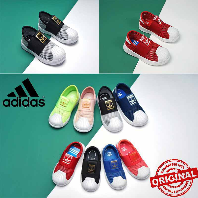 *Ready Stock* Giày trẻ em nam và nữ Adidas Giày thể thao trẻ em XwEV "": ^