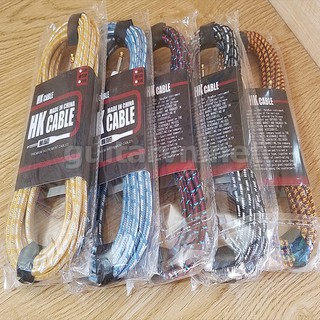 Dây line guitar bọc vải, dây tín hiệu cho đàn guitar kết nối ra loa ampli