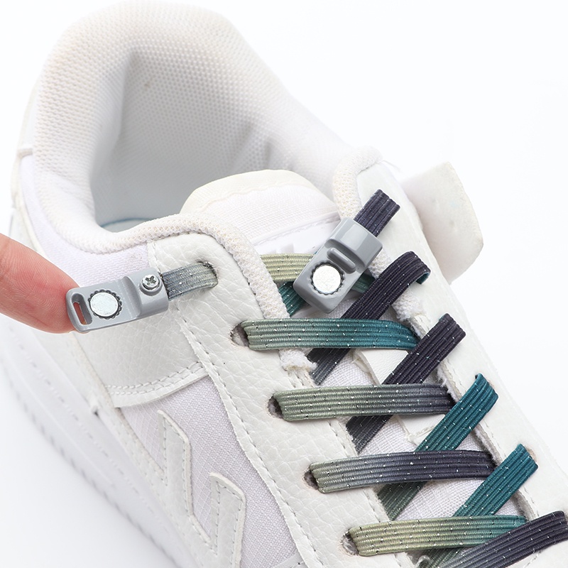 1 Cặp Dây Giày Co Giãn Khóa Nam Châm Nhiều Màu Sắc Dành Cho Nữ