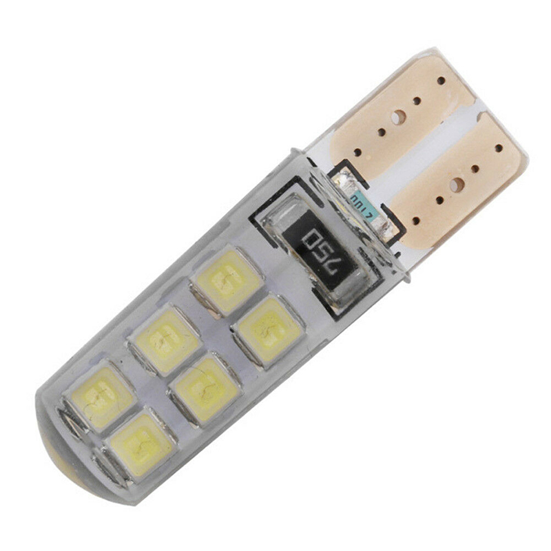 Bộ 10 Đèn Xenon T10 W5W 12-smd 2835 Chất Lượng Cao