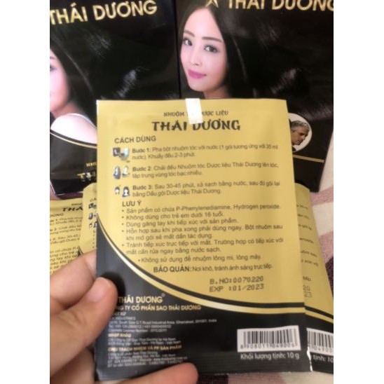 Nhuộm tóc dược liệu Thái Dương - sao thái dương