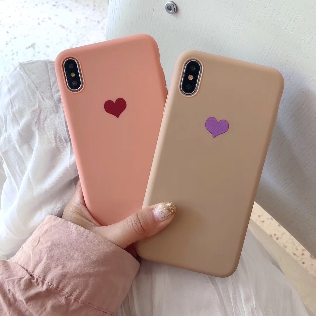 Ốp Lưng iP Trái Tim Có 5 Màu